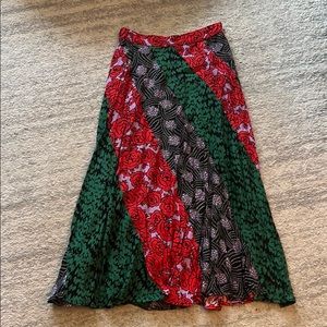 Anthropologie midi skirt size 2P gorgeous design